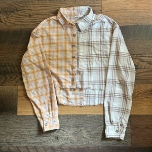 Aero crop flannel